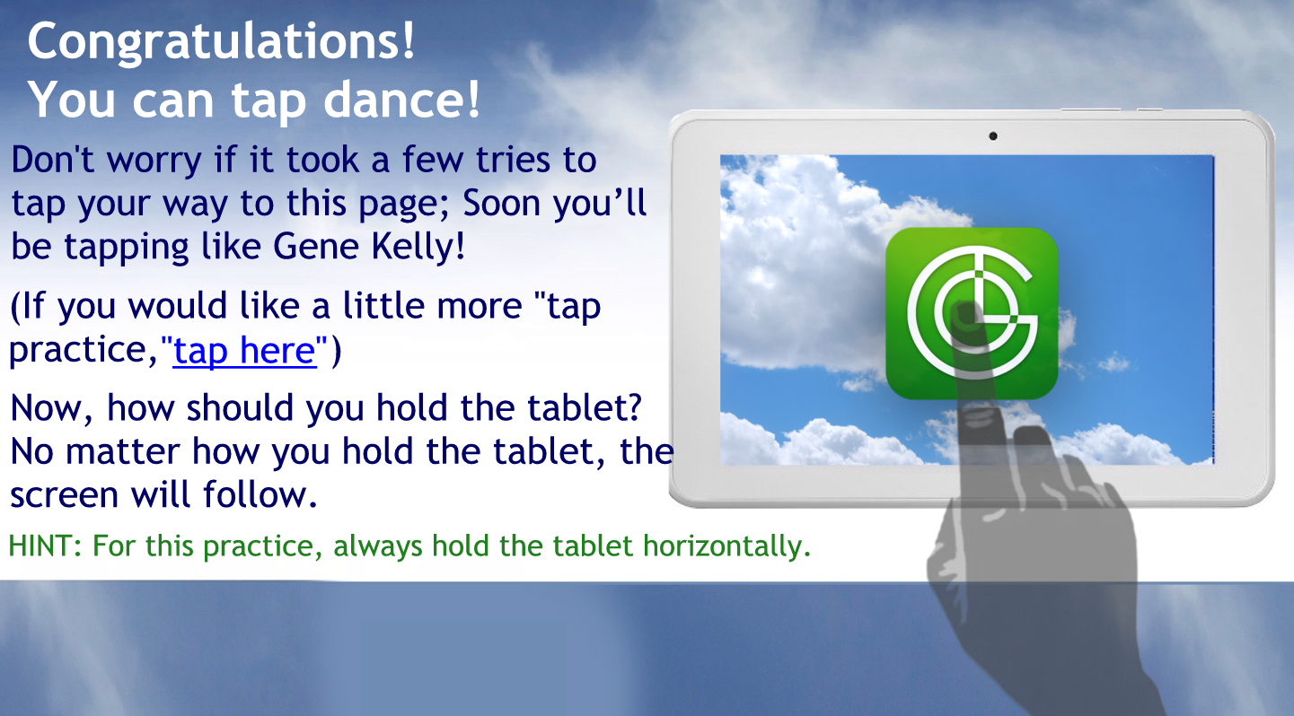 Easy Tablet Help for Seniors Home page